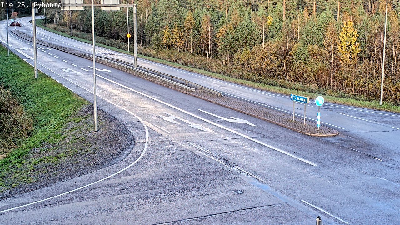 Kelikamerat Kuva Tie 28 Pyhäntä, Pyhäntä, Pohjois-Pohjanmaa