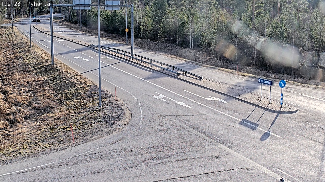 Kelikamerat Kuva Tie 28 Pyhäntä, Pyhäntä, Pohjois-Pohjanmaa
