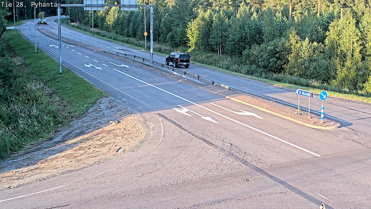 Kelikamerat Kuva Tie 28 Pyhäntä, Pyhäntä, Pohjois-Pohjanmaa