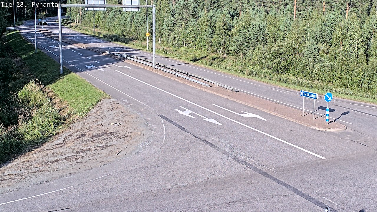 Kelikamerat Kuva Tie 28 Pyhäntä, Pyhäntä, Pohjois-Pohjanmaa