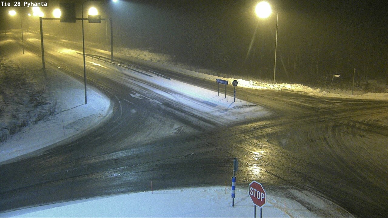 Kelikamerat Kuva Tie 28 Pyhäntä, Pyhäntä, Pohjois-Pohjanmaa