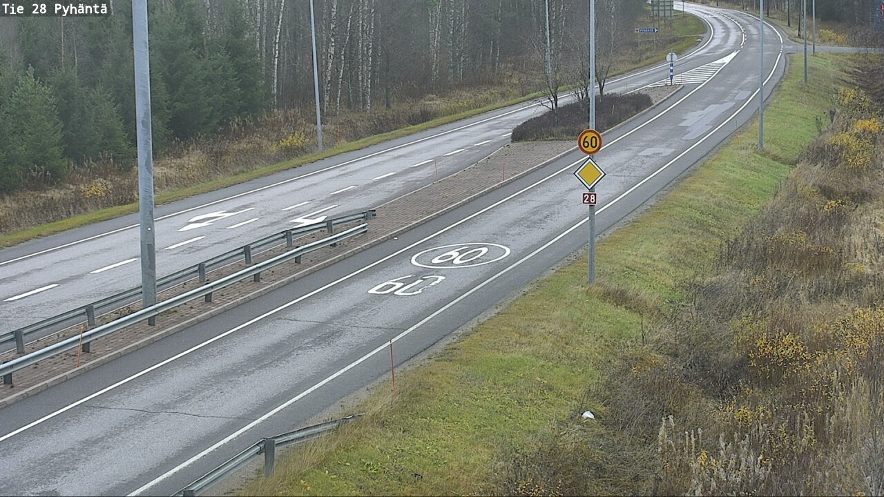 Kelikamerat Kuva Tie 28 Pyhäntä, Pyhäntä, Pohjois-Pohjanmaa