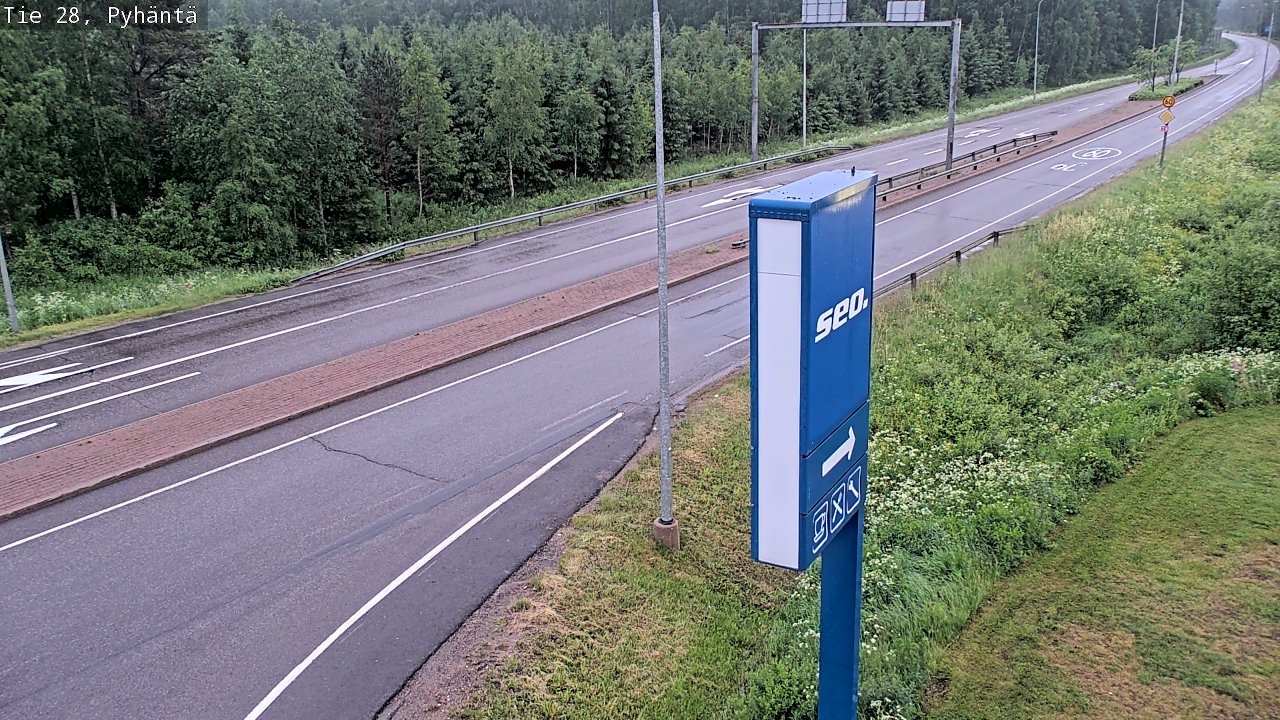 Kelikamerat Kuva Tie 28 Pyhäntä, Pyhäntä, Pohjois-Pohjanmaa