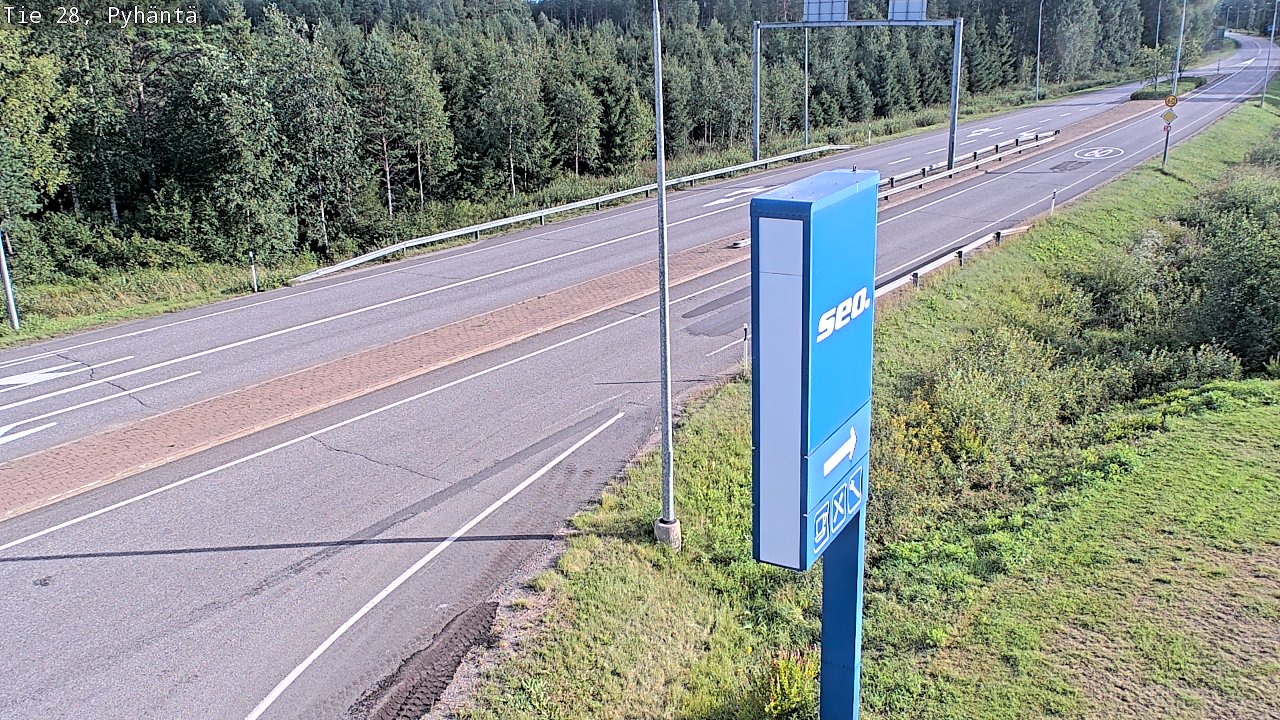 Kelikamerat Kuva Tie 28 Pyhäntä, Pyhäntä, Pohjois-Pohjanmaa