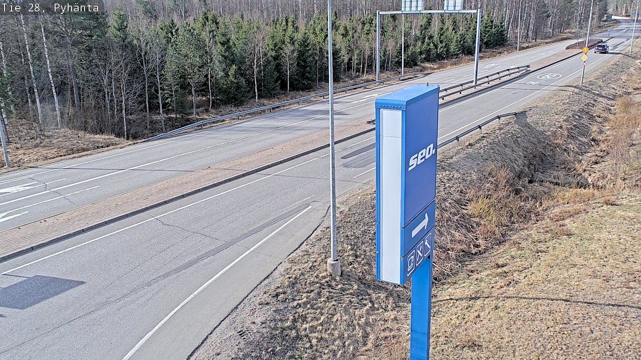 Kelikamerat Kuva Tie 28 Pyhäntä, Pyhäntä, Pohjois-Pohjanmaa