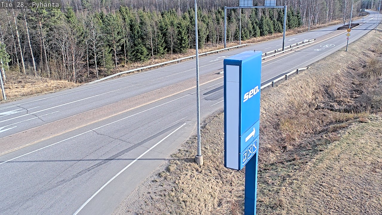 Kelikamerat Kuva Tie 28 Pyhäntä, Pyhäntä, Pohjois-Pohjanmaa