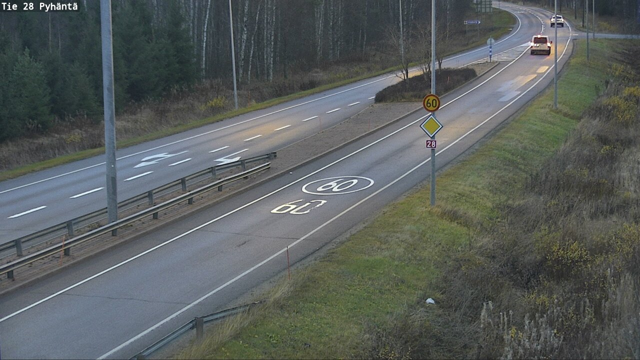 Kelikamerat Kuva Tie 28 Pyhäntä, Pyhäntä, Pohjois-Pohjanmaa