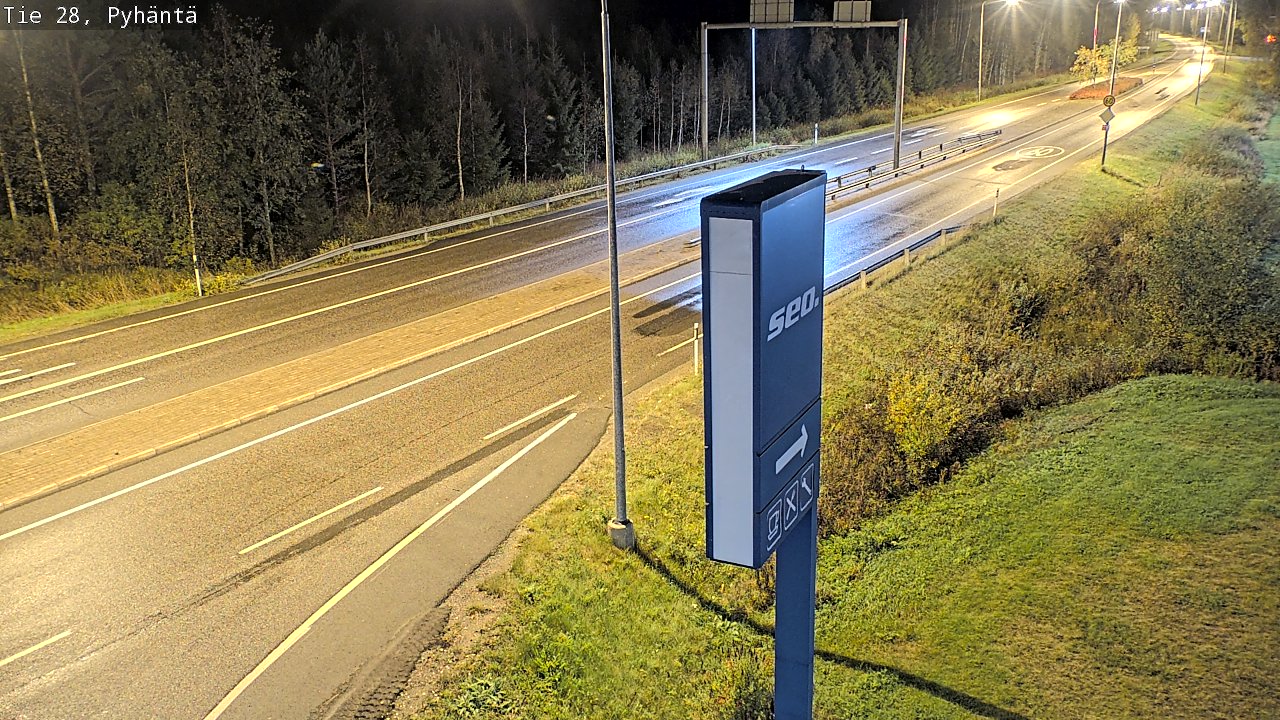 Kelikamerat Kuva Tie 28 Pyhäntä, Pyhäntä, Pohjois-Pohjanmaa