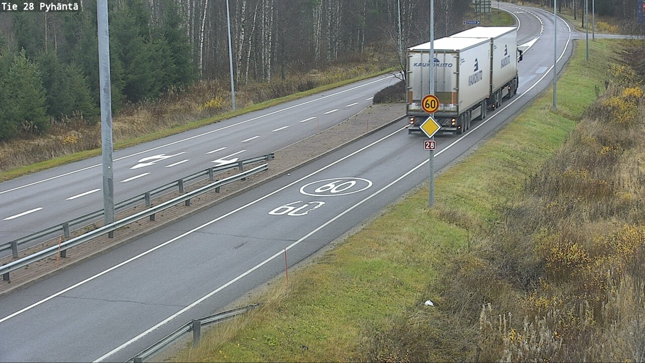 Kelikamerat Kuva Tie 28 Pyhäntä, Pyhäntä, Pohjois-Pohjanmaa