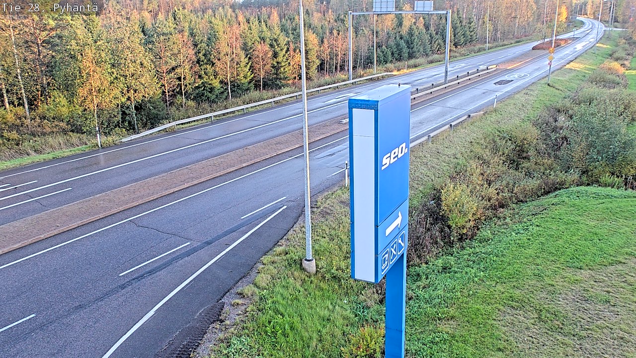 Kelikamerat Kuva Tie 28 Pyhäntä, Pyhäntä, Pohjois-Pohjanmaa
