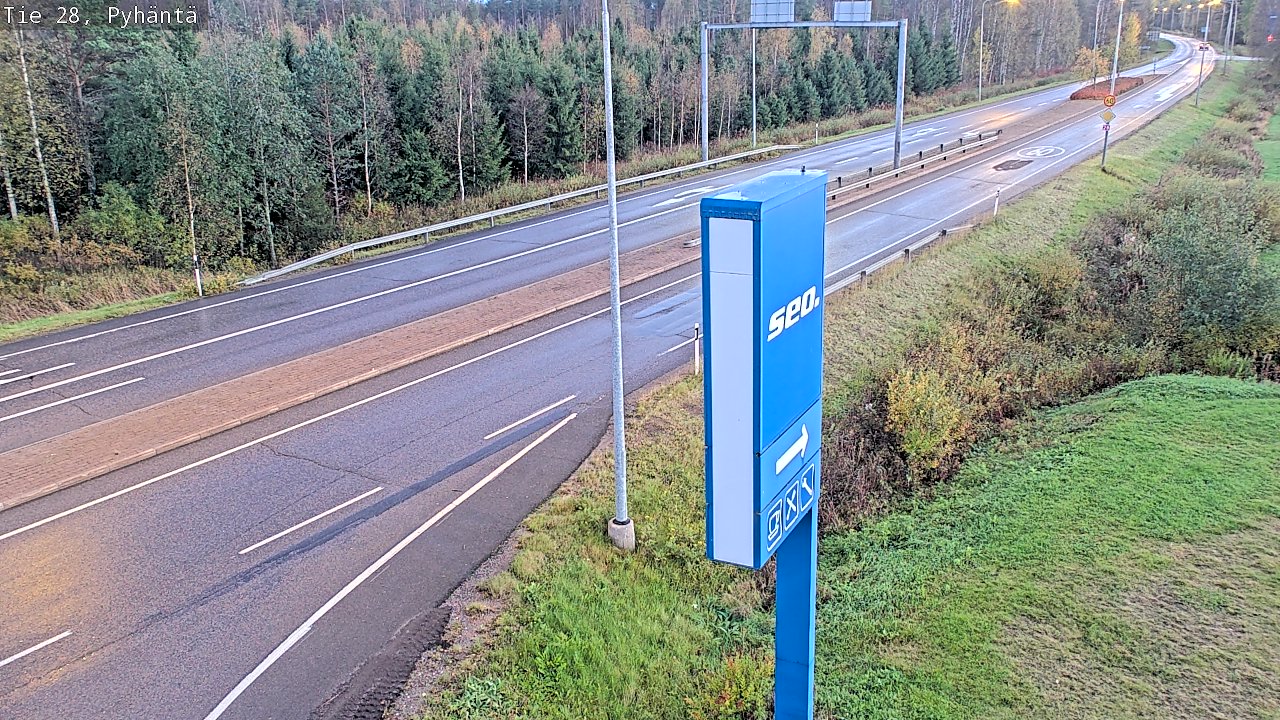 Kelikamerat Kuva Tie 28 Pyhäntä, Pyhäntä, Pohjois-Pohjanmaa