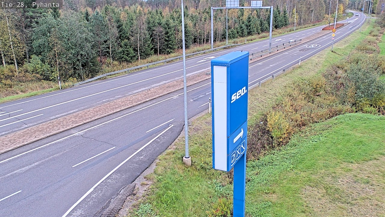 Kelikamerat Kuva Tie 28 Pyhäntä, Pyhäntä, Pohjois-Pohjanmaa