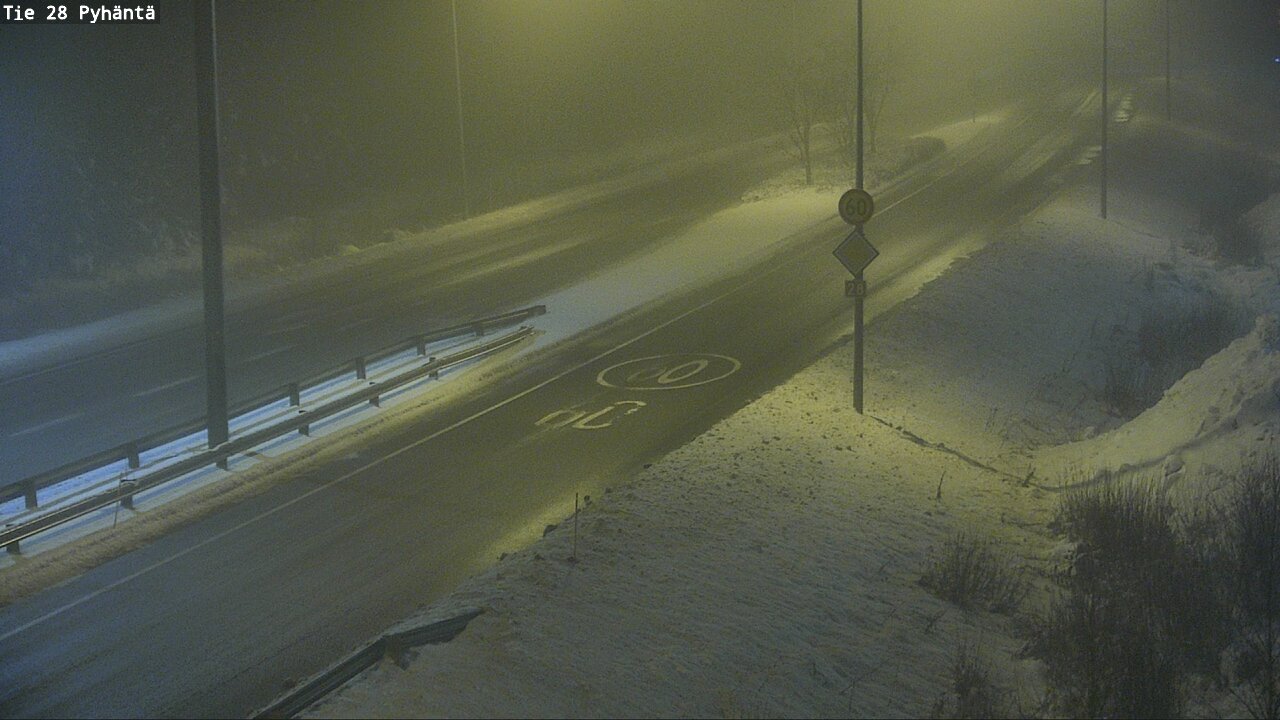 Kelikamerat Kuva Tie 28 Pyhäntä, Pyhäntä, Pohjois-Pohjanmaa