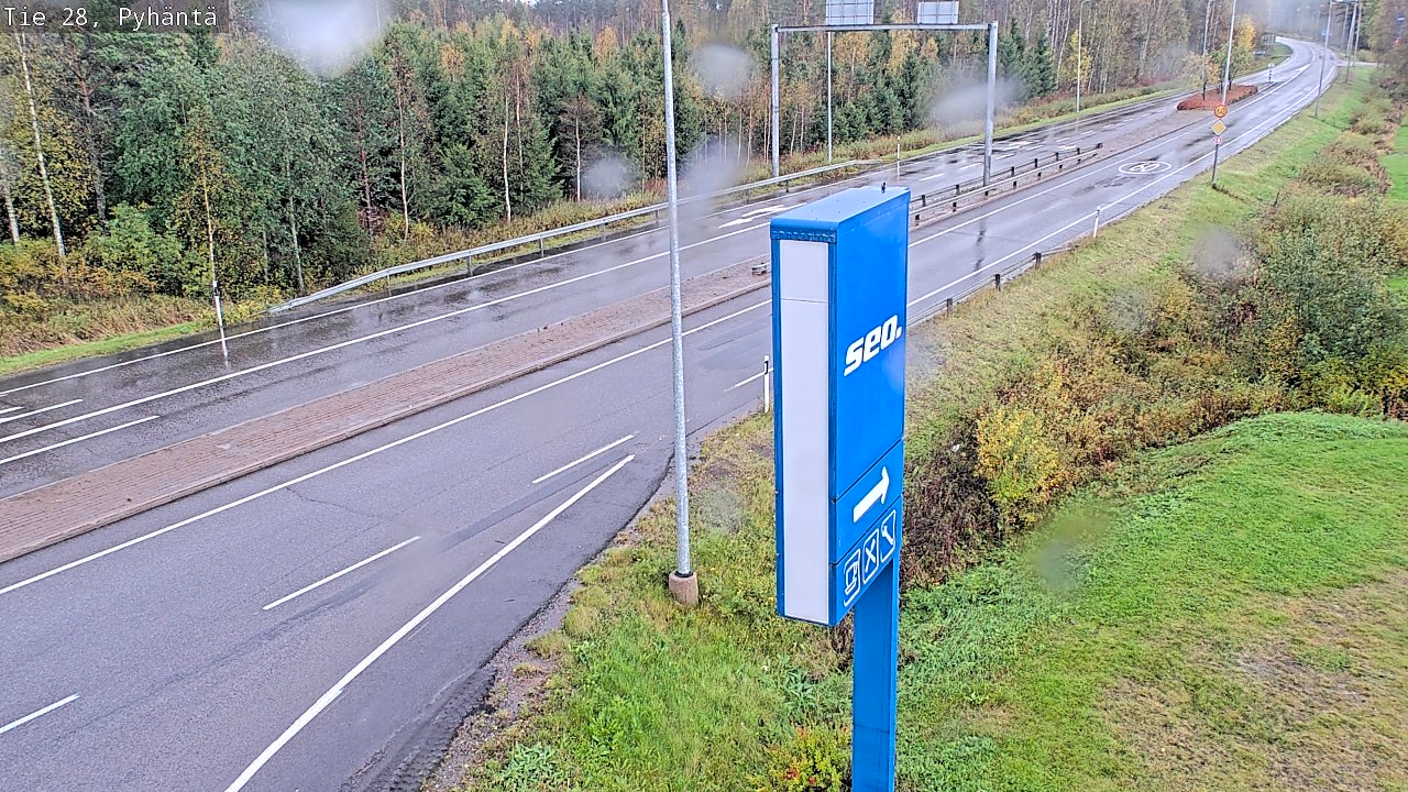 Kelikamerat Kuva Tie 28 Pyhäntä, Pyhäntä, Pohjois-Pohjanmaa