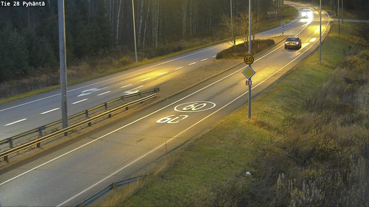 Kelikamerat Kuva Tie 28 Pyhäntä, Pyhäntä, Pohjois-Pohjanmaa