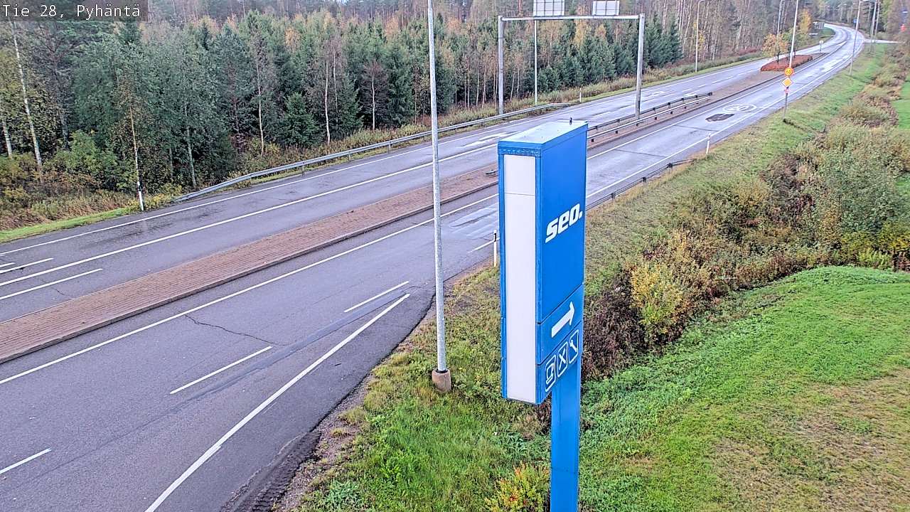 Kelikamerat Kuva Tie 28 Pyhäntä, Pyhäntä, Pohjois-Pohjanmaa