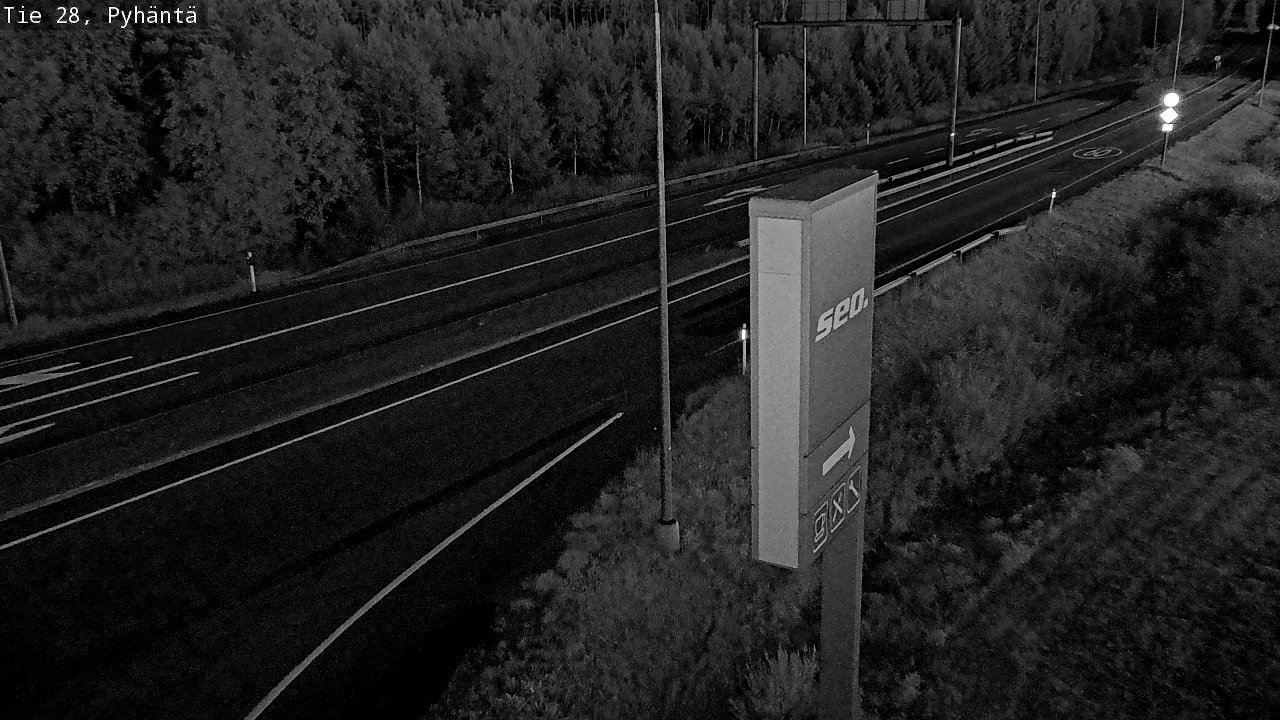 Kelikamerat Kuva Tie 28 Pyhäntä, Pyhäntä, Pohjois-Pohjanmaa