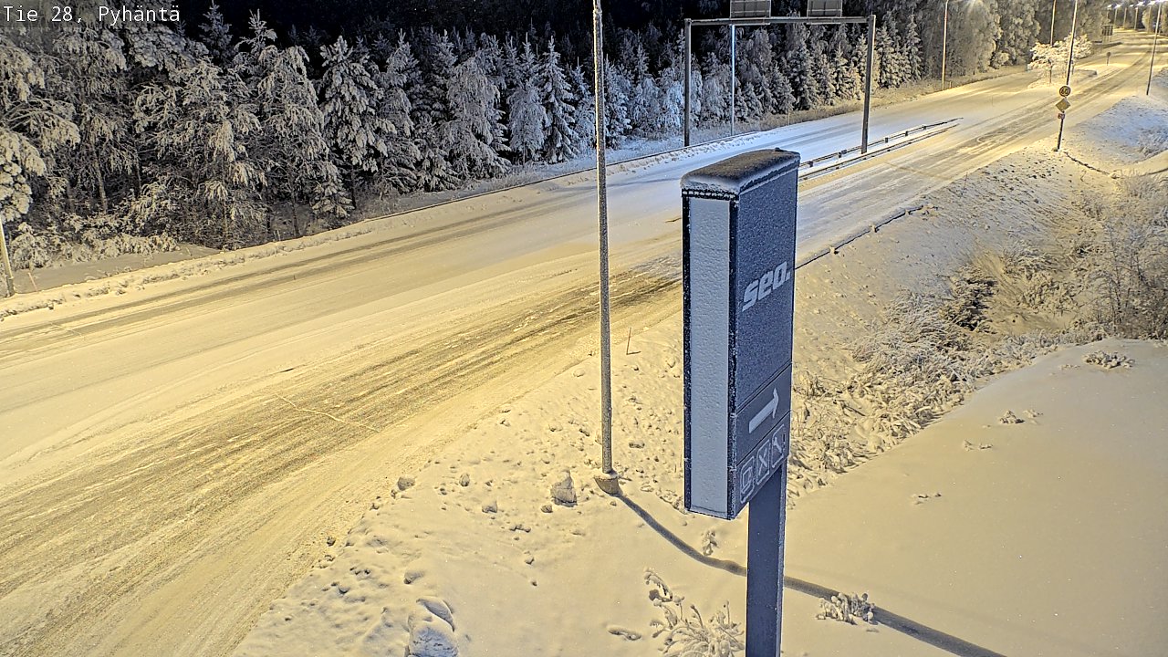 Kelikamerat Kuva Tie 28 Pyhäntä, Pyhäntä, Pohjois-Pohjanmaa