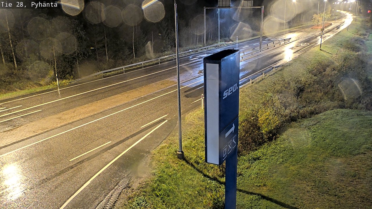 Kelikamerat Kuva Tie 28 Pyhäntä, Pyhäntä, Pohjois-Pohjanmaa