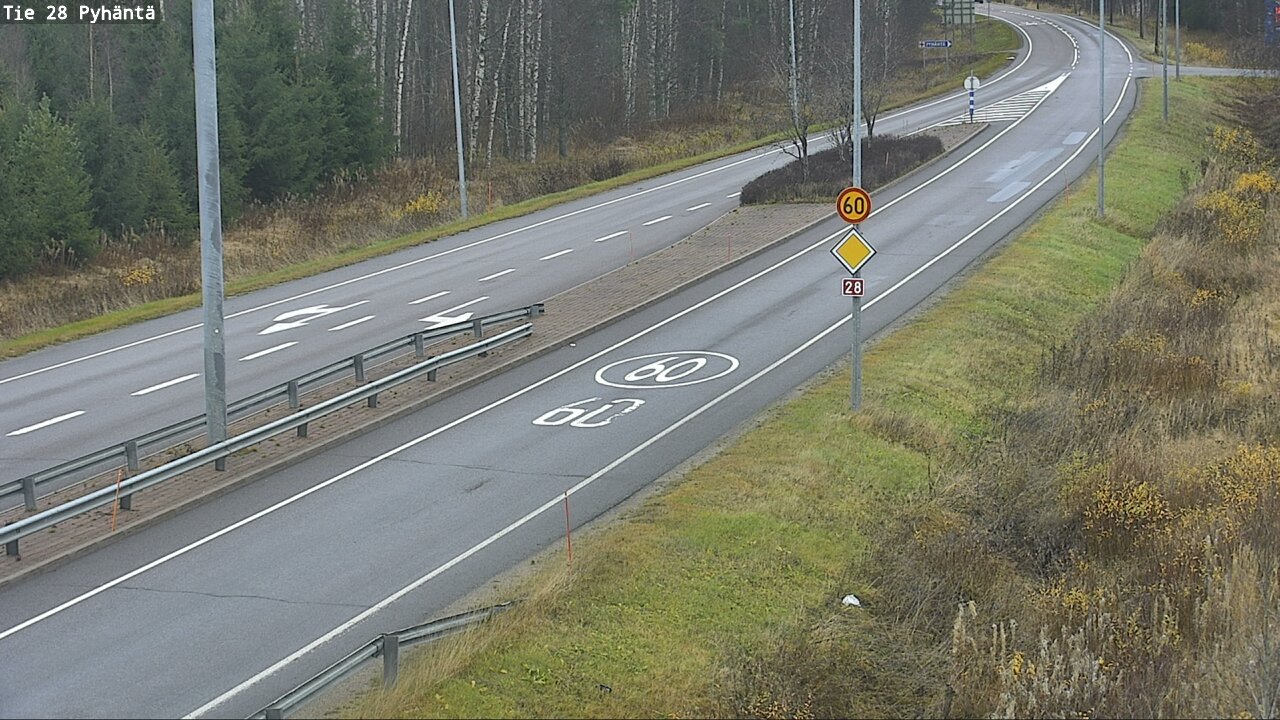 Kelikamerat Kuva Tie 28 Pyhäntä, Pyhäntä, Pohjois-Pohjanmaa