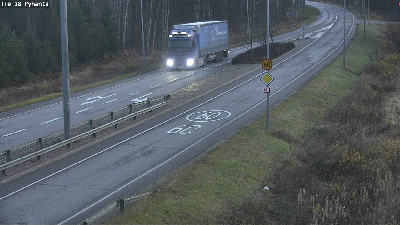 Kelikamerat Kuva Tie 28 Pyhäntä, Pyhäntä, Pohjois-Pohjanmaa