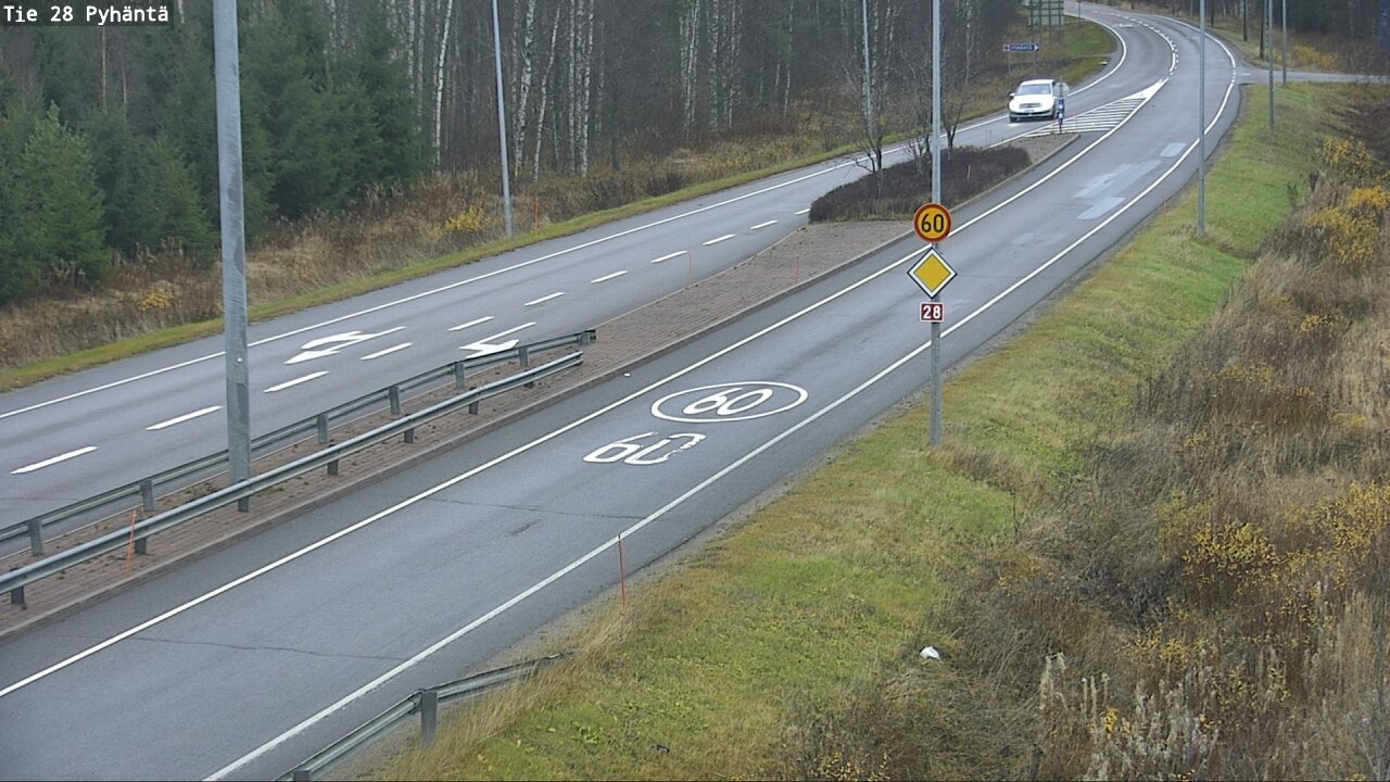 Kelikamerat Kuva Tie 28 Pyhäntä, Pyhäntä, Pohjois-Pohjanmaa