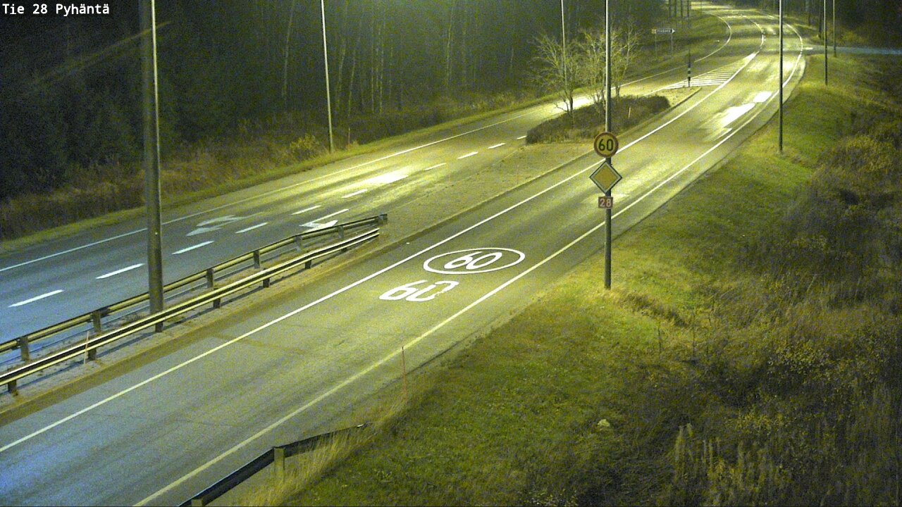 Kelikamerat Kuva Tie 28 Pyhäntä, Pyhäntä, Pohjois-Pohjanmaa