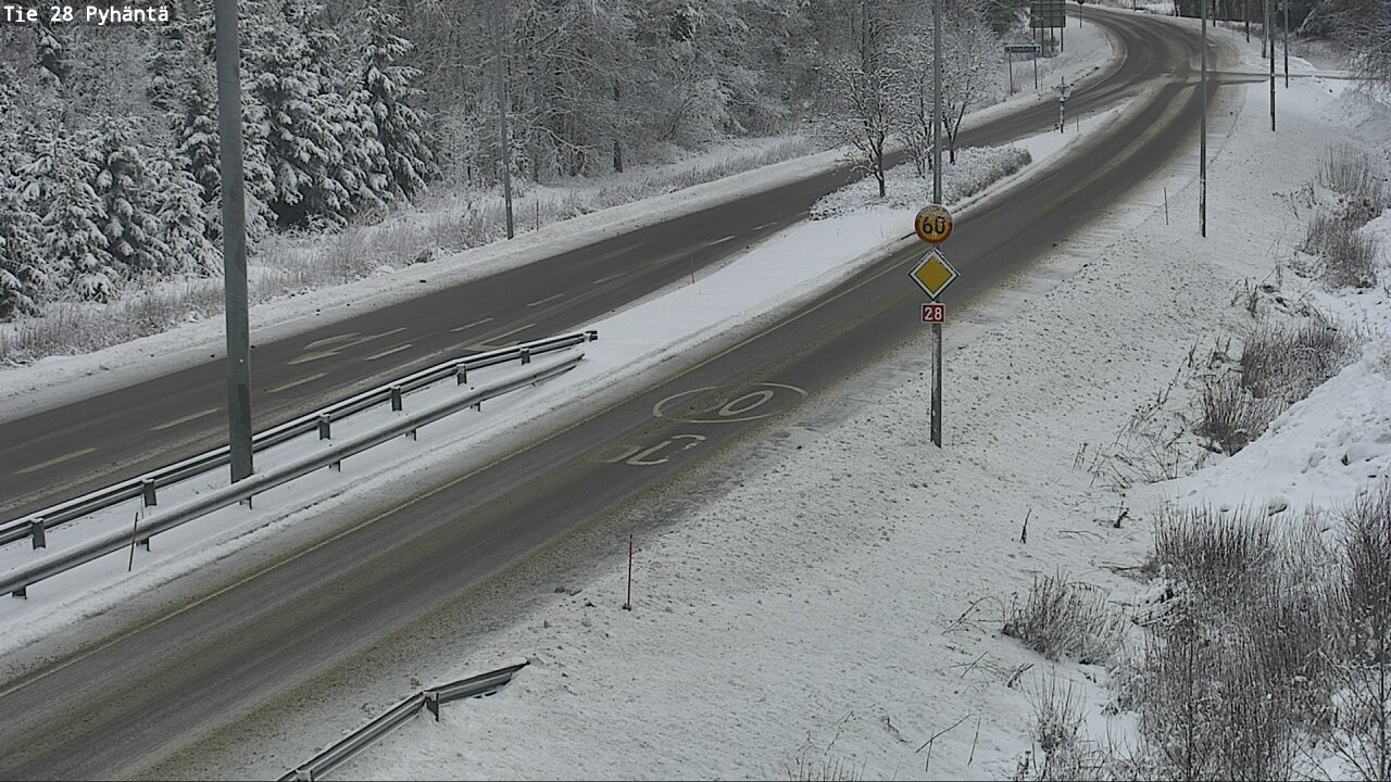 Kelikamerat Kuva Tie 28 Pyhäntä, Pyhäntä, Pohjois-Pohjanmaa