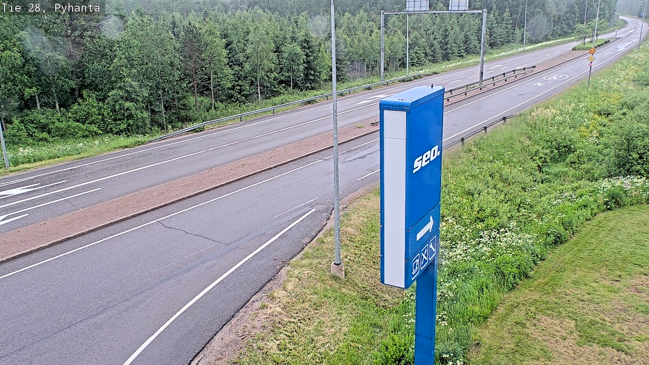 Kelikamerat Kuva Tie 28 Pyhäntä, Pyhäntä, Pohjois-Pohjanmaa