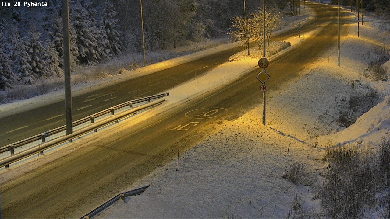 Kelikamerat Kuva Tie 28 Pyhäntä, Pyhäntä, Pohjois-Pohjanmaa