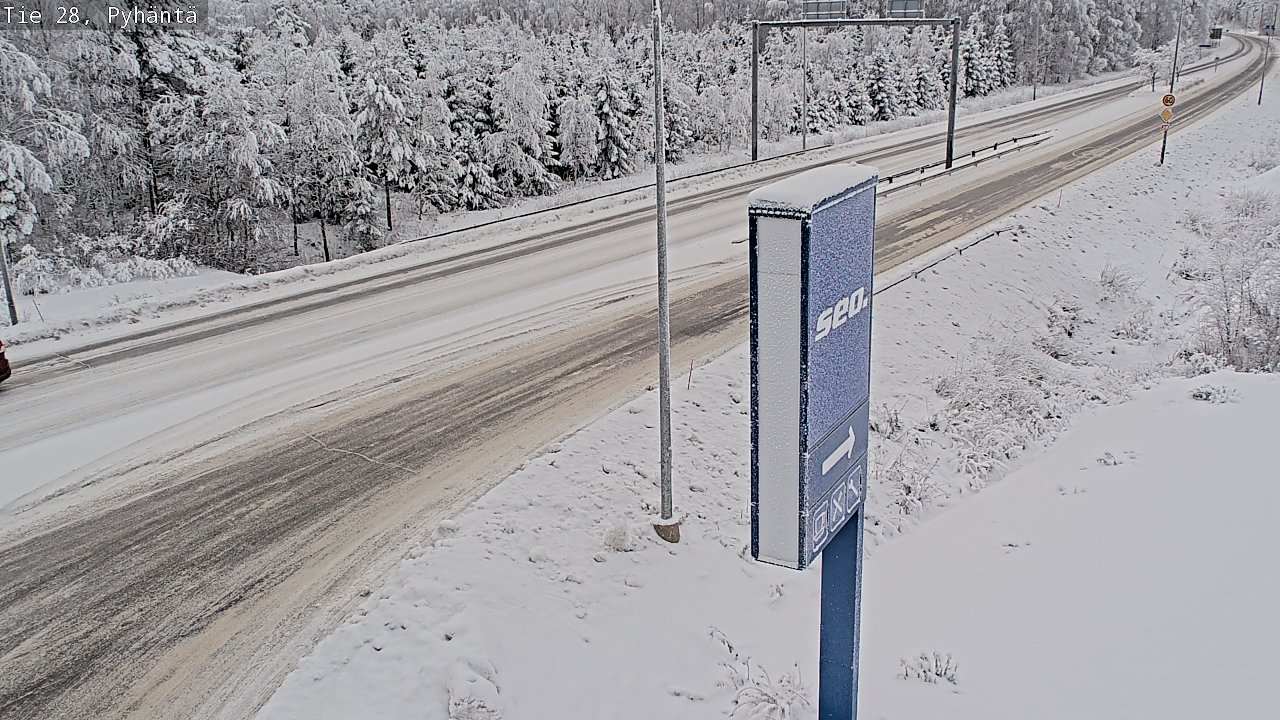 Kelikamerat Kuva Tie 28 Pyhäntä, Pyhäntä, Pohjois-Pohjanmaa