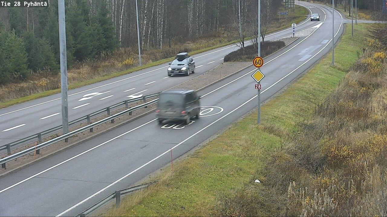 Kelikamerat Kuva Tie 28 Pyhäntä, Pyhäntä, Pohjois-Pohjanmaa