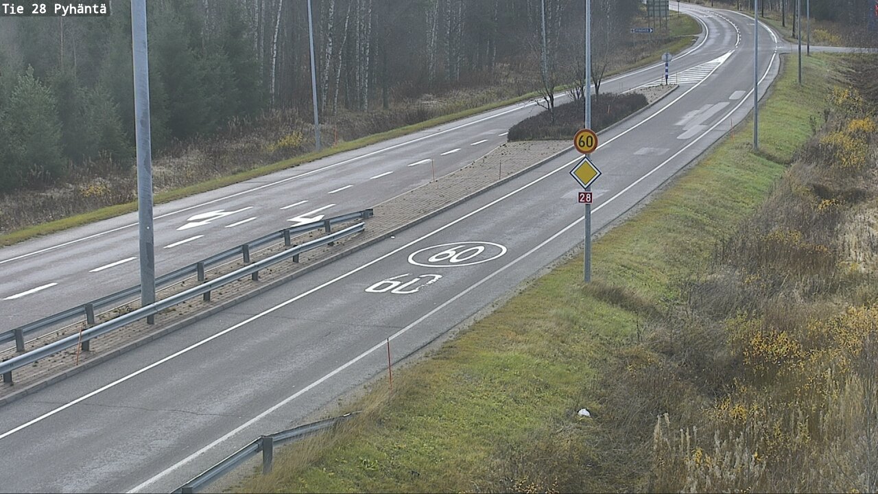 Kelikamerat Kuva Tie 28 Pyhäntä, Pyhäntä, Pohjois-Pohjanmaa