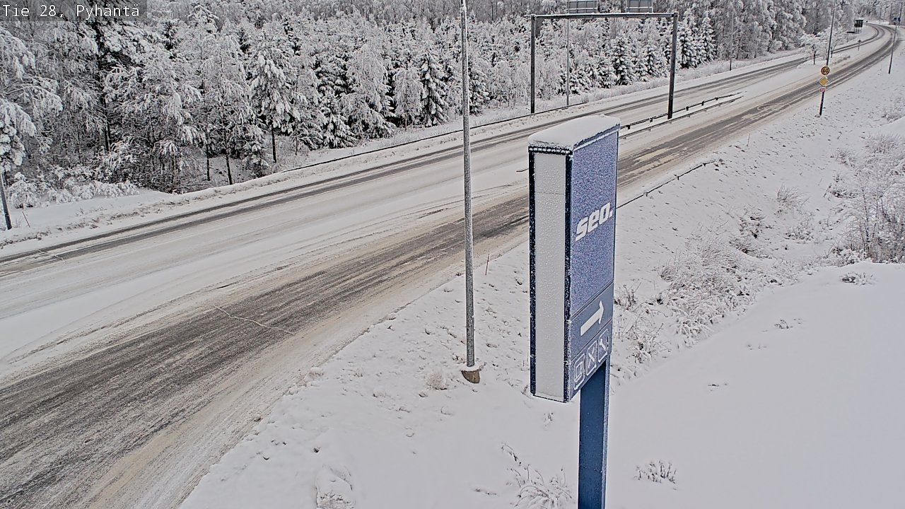 Kelikamerat Kuva Tie 28 Pyhäntä, Pyhäntä, Pohjois-Pohjanmaa