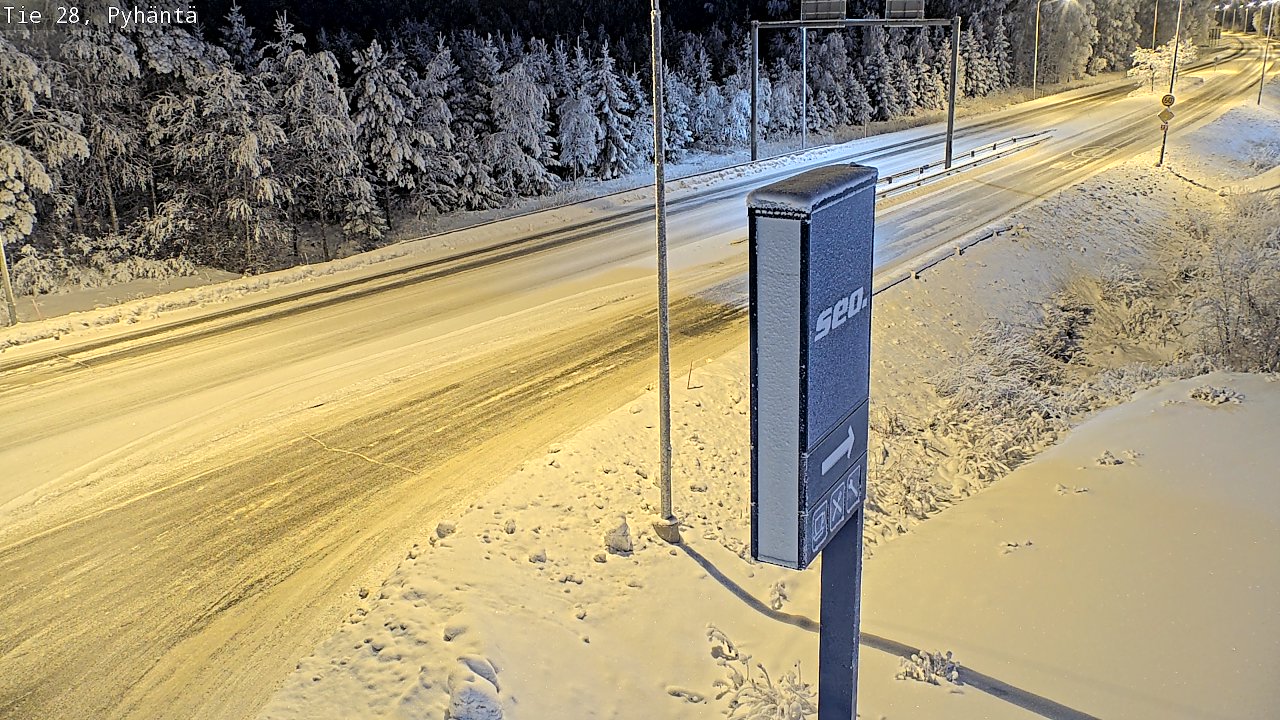 Kelikamerat Kuva Tie 28 Pyhäntä, Pyhäntä, Pohjois-Pohjanmaa