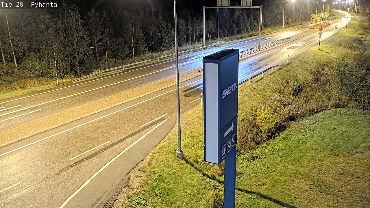 Kelikamerat Kuva Tie 28 Pyhäntä, Pyhäntä, Pohjois-Pohjanmaa