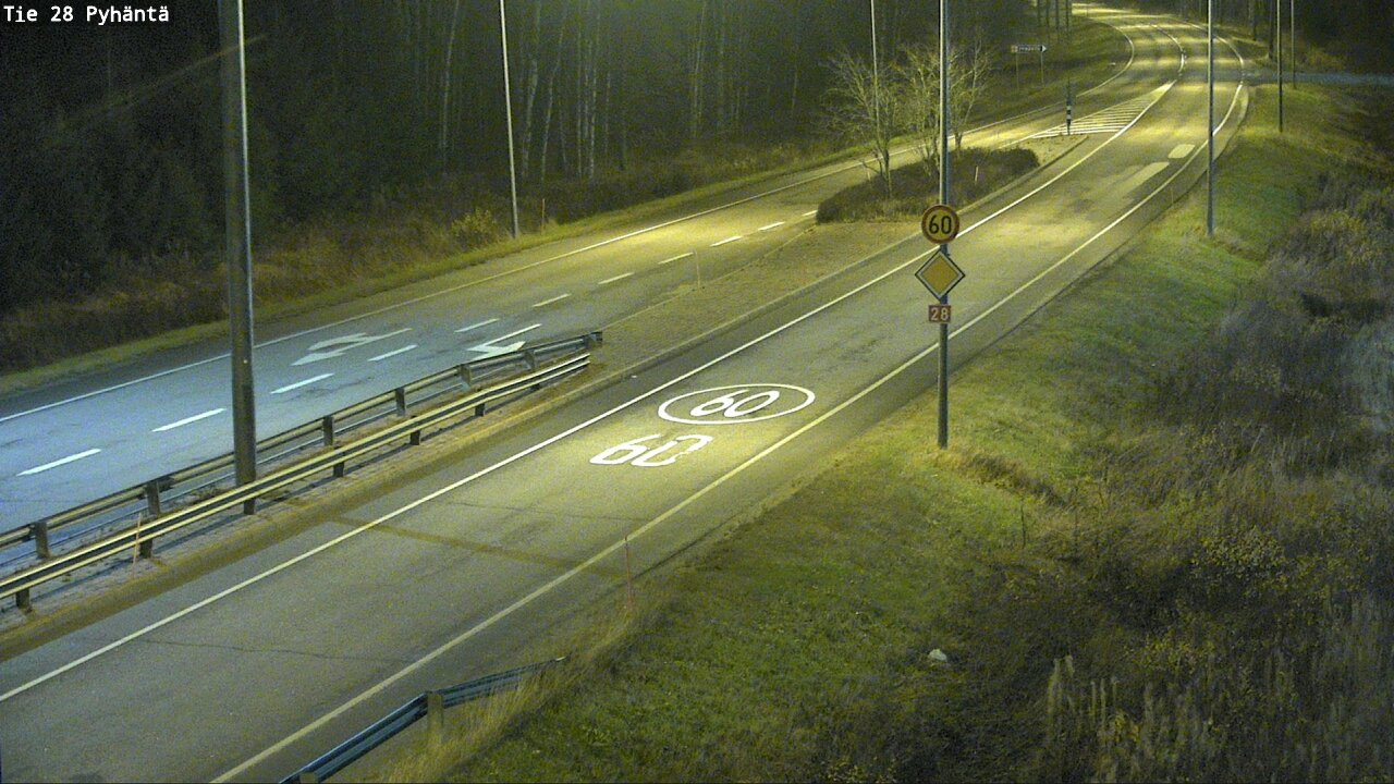 Kelikamerat Kuva Tie 28 Pyhäntä, Pyhäntä, Pohjois-Pohjanmaa