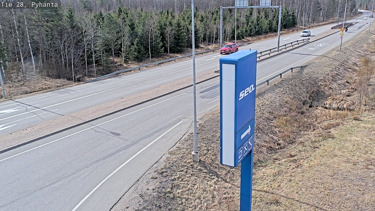 Kelikamerat Kuva Tie 28 Pyhäntä, Pyhäntä, Pohjois-Pohjanmaa