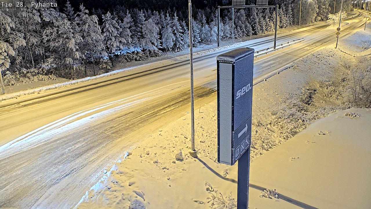 Kelikamerat Kuva Tie 28 Pyhäntä, Pyhäntä, Pohjois-Pohjanmaa