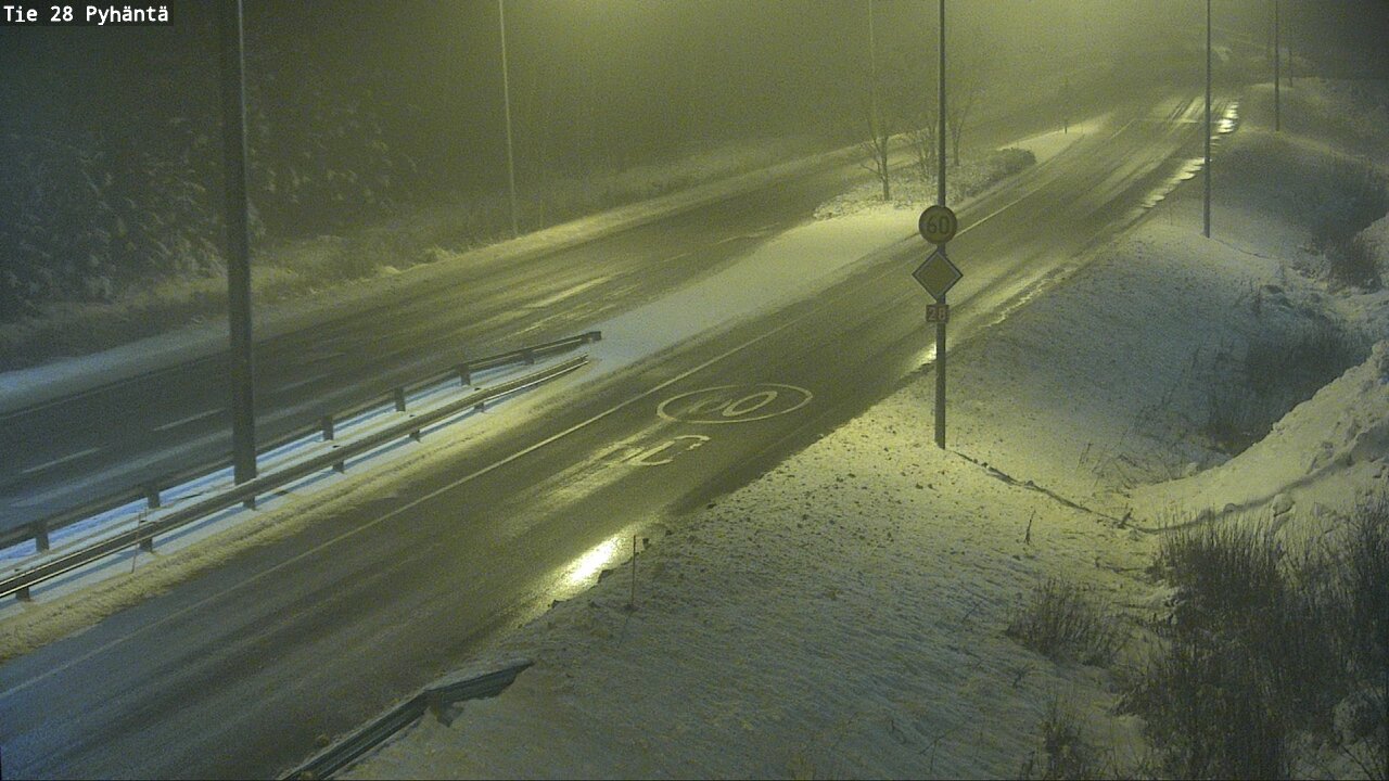 Kelikamerat Kuva Tie 28 Pyhäntä, Pyhäntä, Pohjois-Pohjanmaa