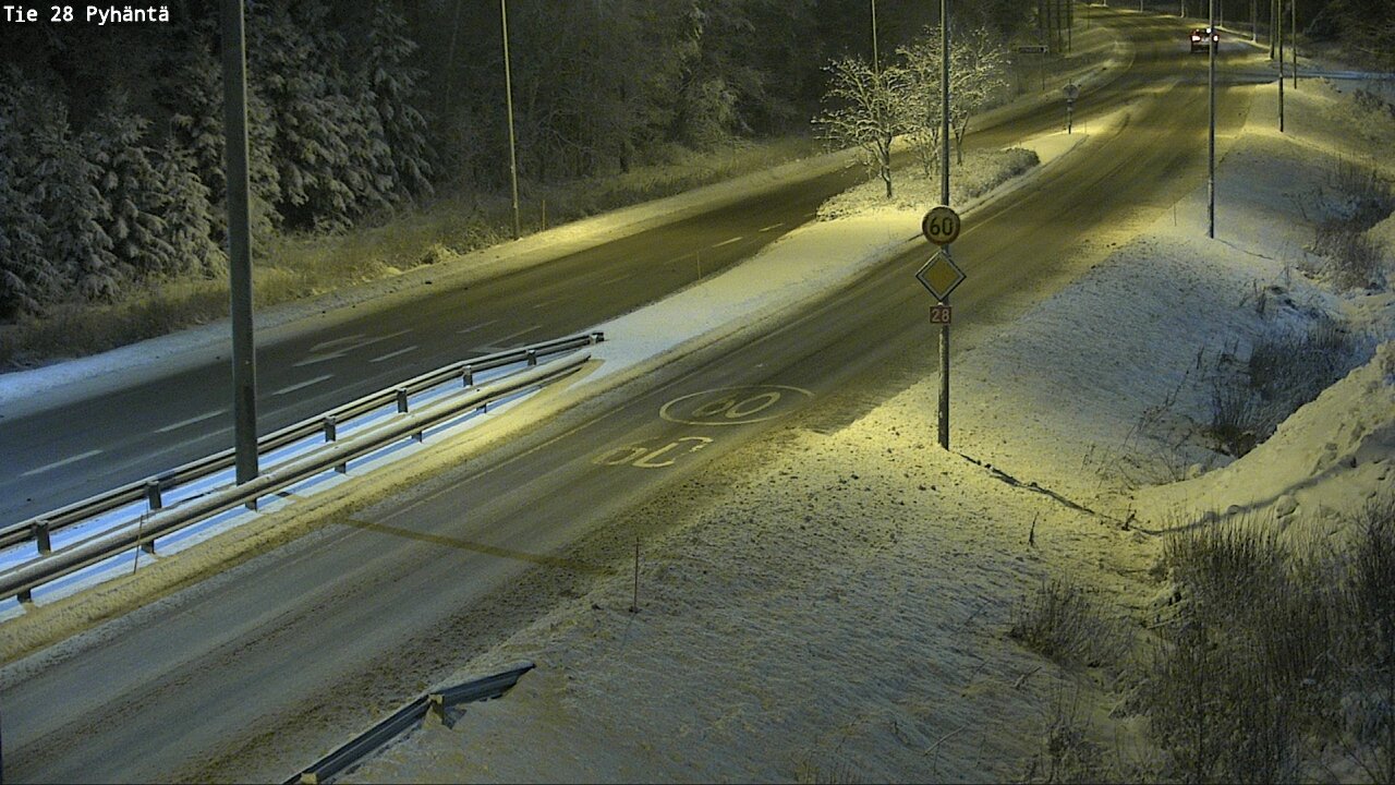 Kelikamerat Kuva Tie 28 Pyhäntä, Pyhäntä, Pohjois-Pohjanmaa
