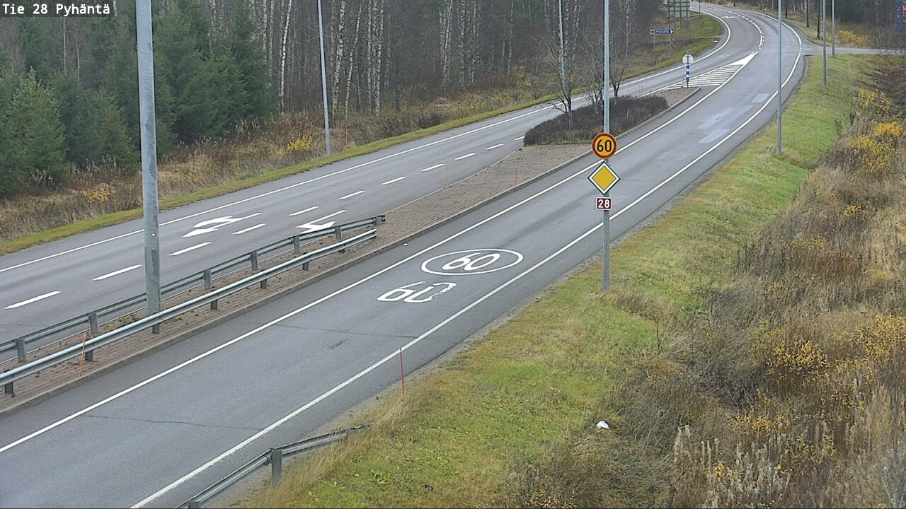 Kelikamerat Kuva Tie 28 Pyhäntä, Pyhäntä, Pohjois-Pohjanmaa