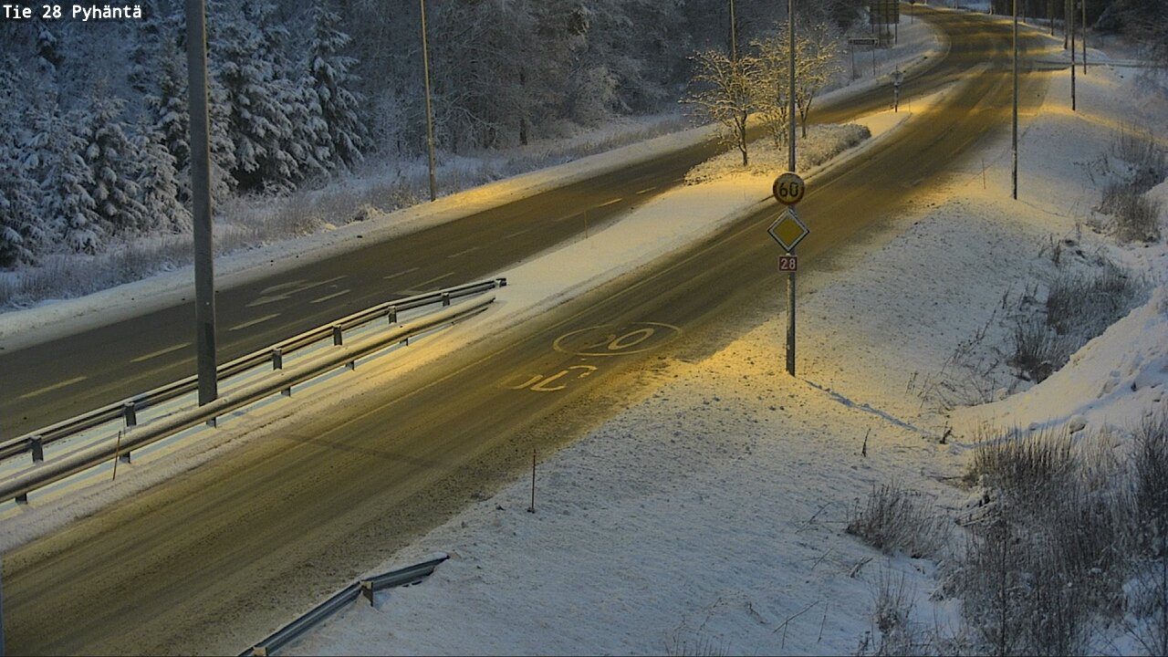 Kelikamerat Kuva Tie 28 Pyhäntä, Pyhäntä, Pohjois-Pohjanmaa