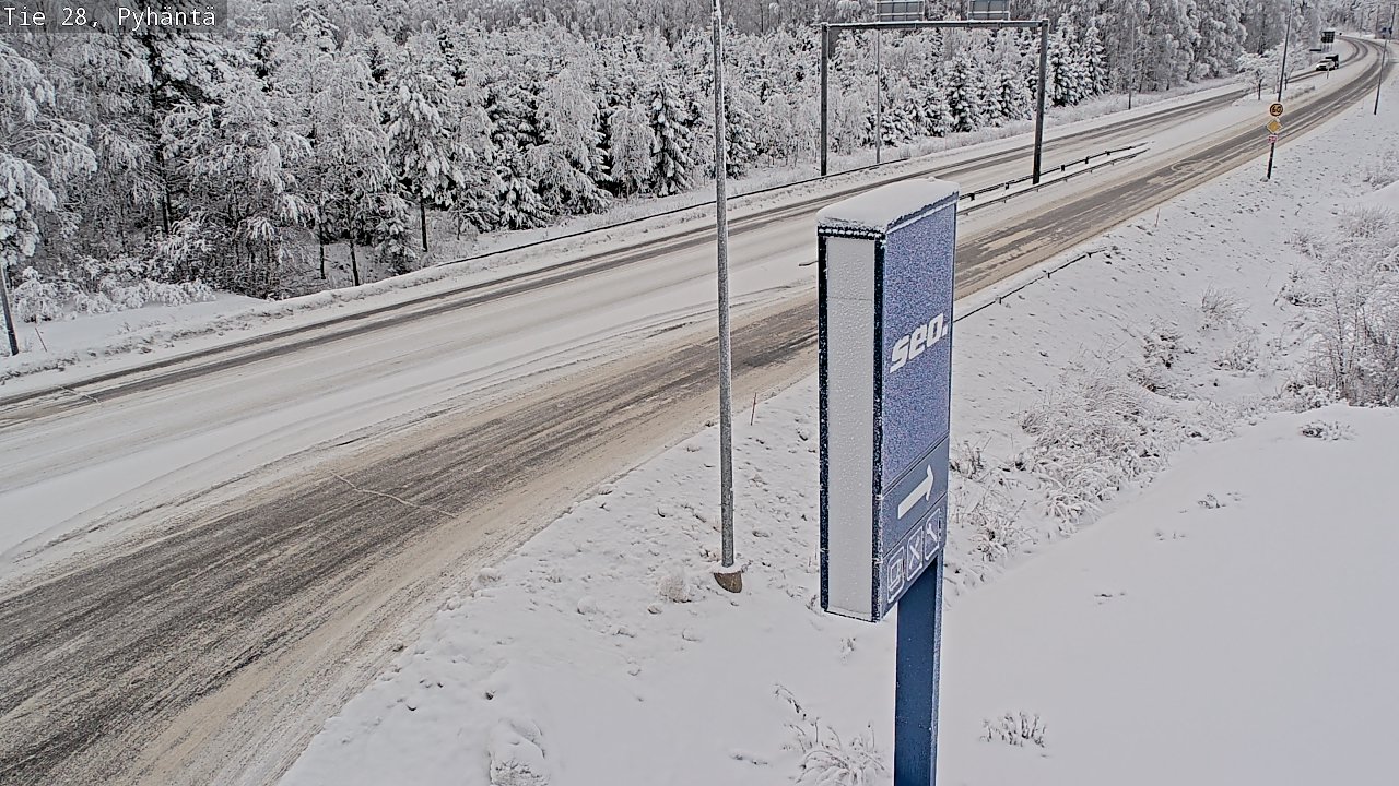 Kelikamerat Kuva Tie 28 Pyhäntä, Pyhäntä, Pohjois-Pohjanmaa