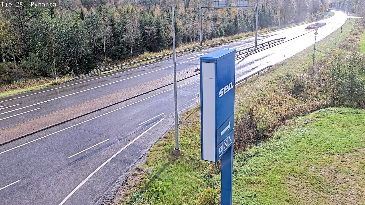 Kelikamerat Kuva Tie 28 Pyhäntä, Pyhäntä, Pohjois-Pohjanmaa
