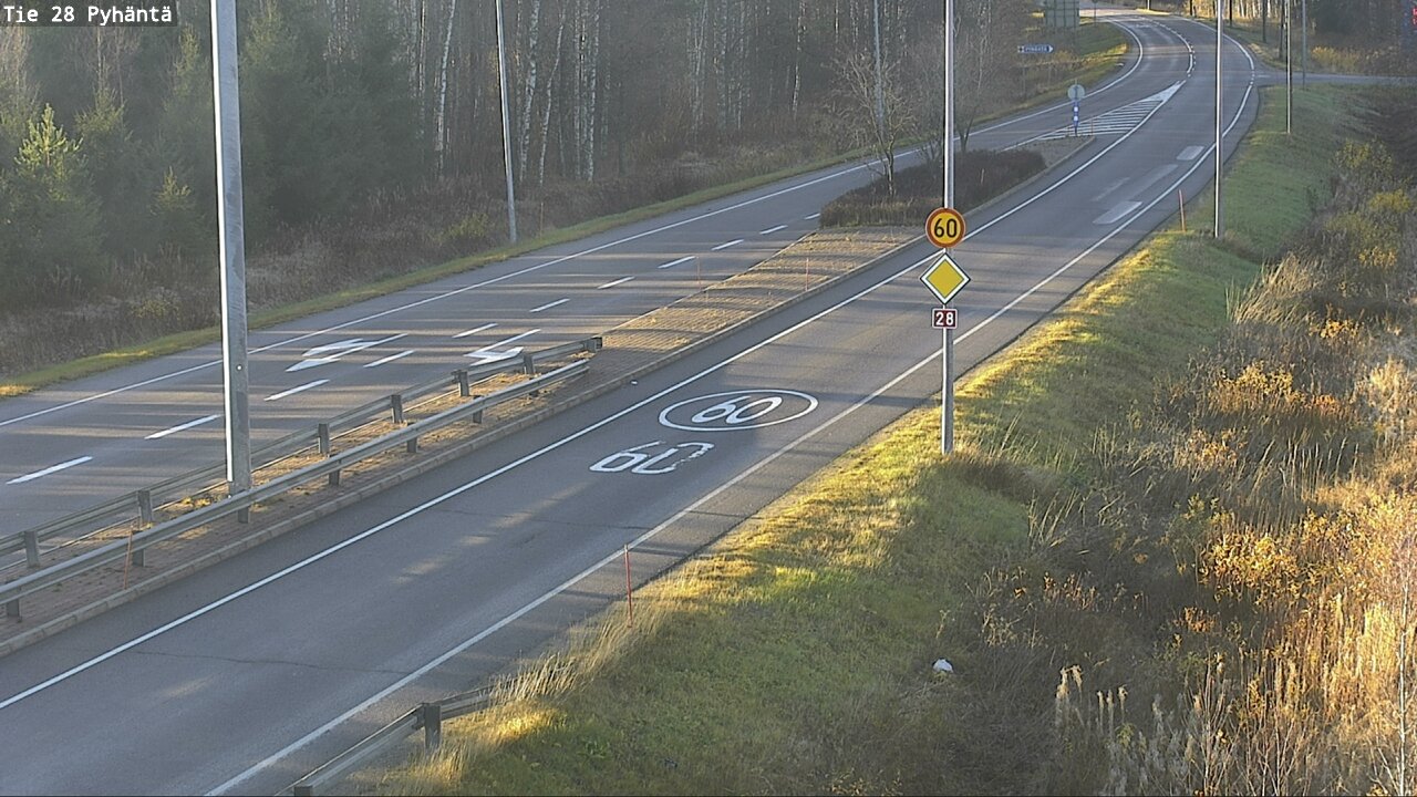 Kelikamerat Kuva Tie 28 Pyhäntä, Pyhäntä, Pohjois-Pohjanmaa