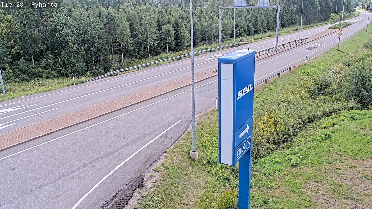 Kelikamerat Kuva Tie 28 Pyhäntä, Pyhäntä, Pohjois-Pohjanmaa