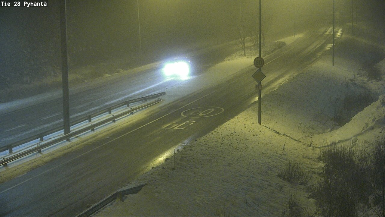 Kelikamerat Kuva Tie 28 Pyhäntä, Pyhäntä, Pohjois-Pohjanmaa