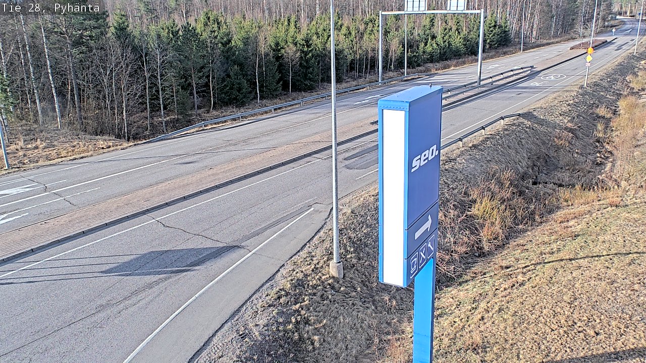 Kelikamerat Kuva Tie 28 Pyhäntä, Pyhäntä, Pohjois-Pohjanmaa