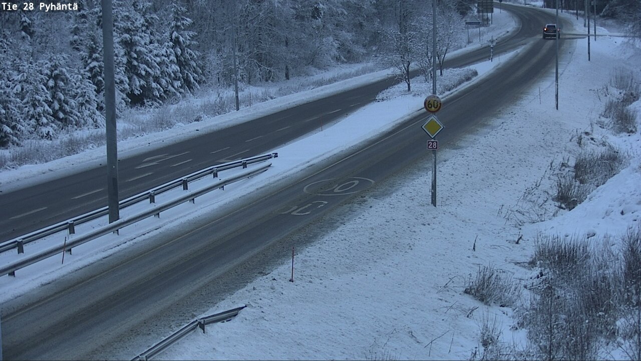 Kelikamerat Kuva Tie 28 Pyhäntä, Pyhäntä, Pohjois-Pohjanmaa